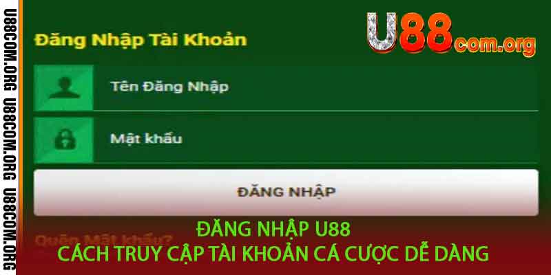 Đăng Nhập U88